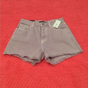J Brand Light Purple Denim Shorts Sz 25